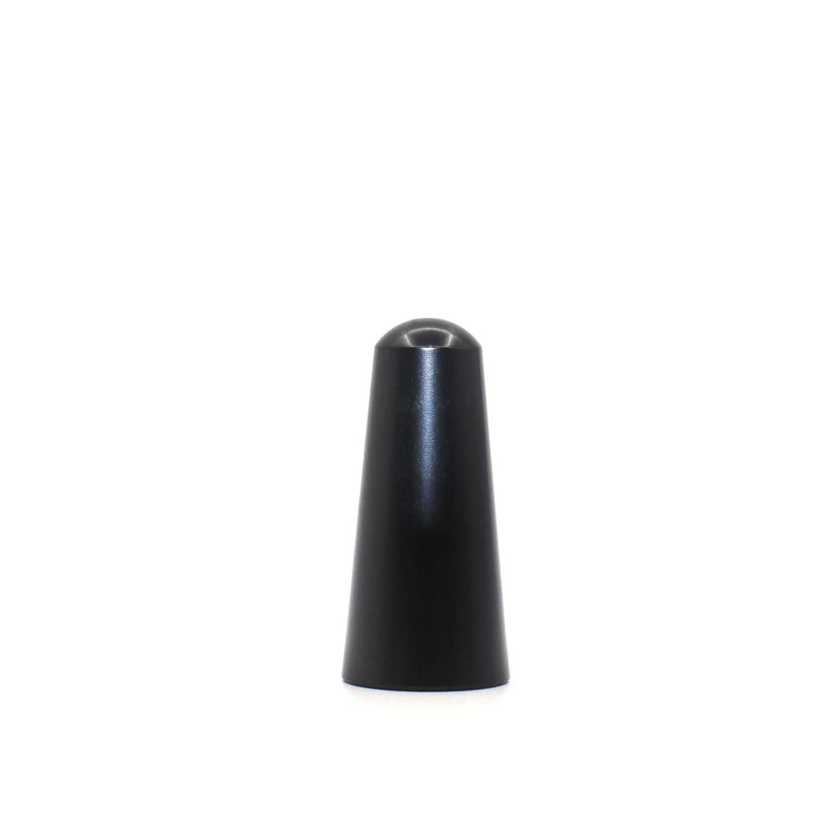 Short black universal car antenna replacement, front view