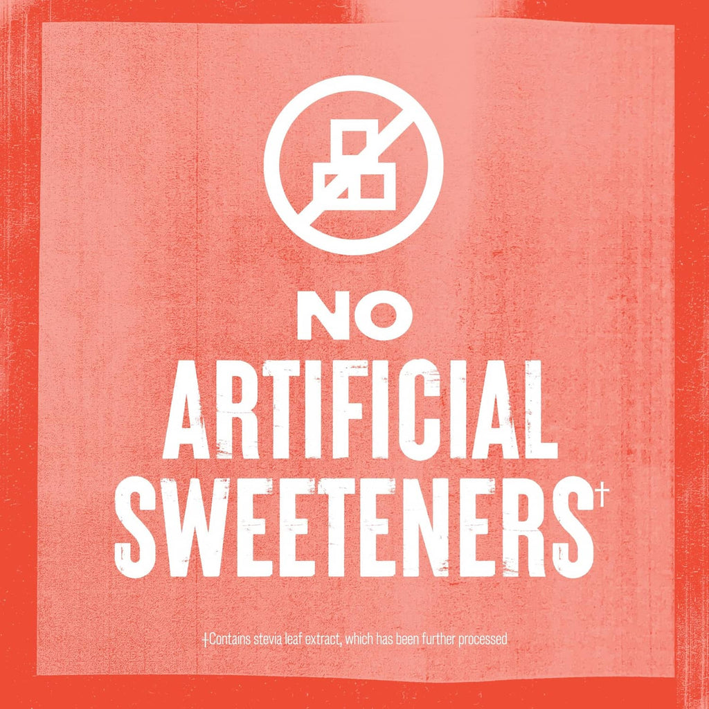 No artificial sweeteners badge on Ocean Spray ZERO Sugar Strawberry Mango package