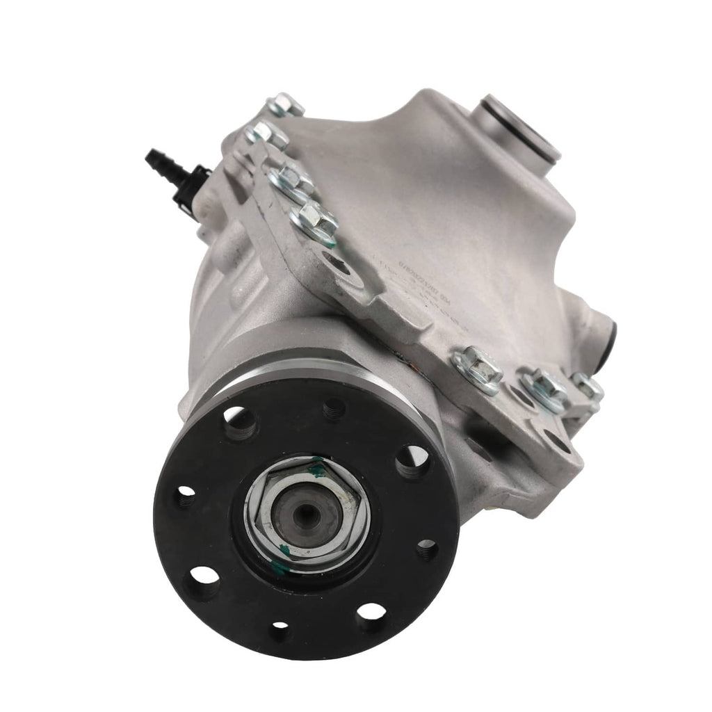 Differential carrier assembly with black mounting flange and bearing housing