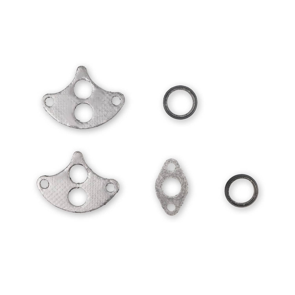Fel-Pro intake manifold gasket set includes gray corner plates and black O-ring seals