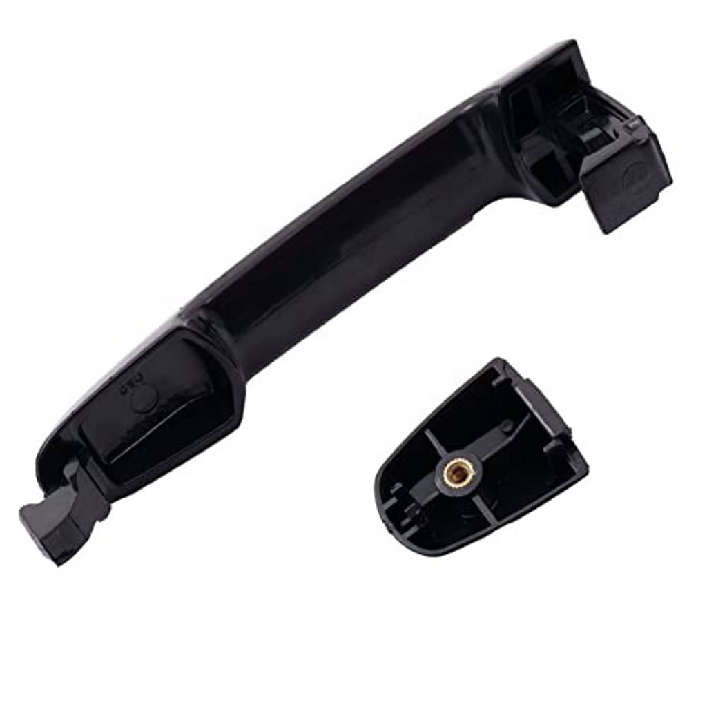 Rear exterior door handle with inner mounting bracket and visible screw hole