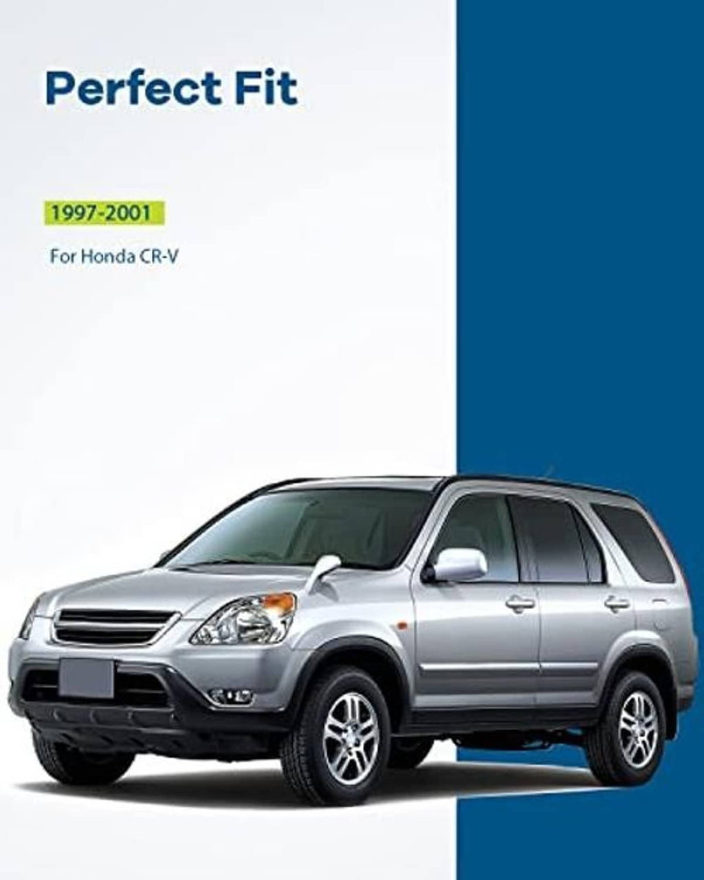 Exterior door handle replacement shown with vehicle on white background