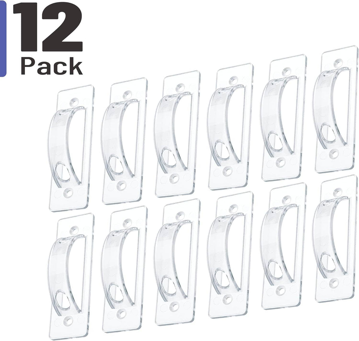 Clear toggle light switch guard covers, 12 pack, individual transparent shields