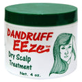 Dandruff Eeze Dry Scalp Treatment cream jar with green cap, 4 oz