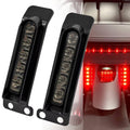 Saddlebag LED filler lights pair with black housings and clear multi-LED lens inserts