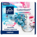 Glade CustomScent refill pack with frosted eucalyptus and waterlily, 5 refills