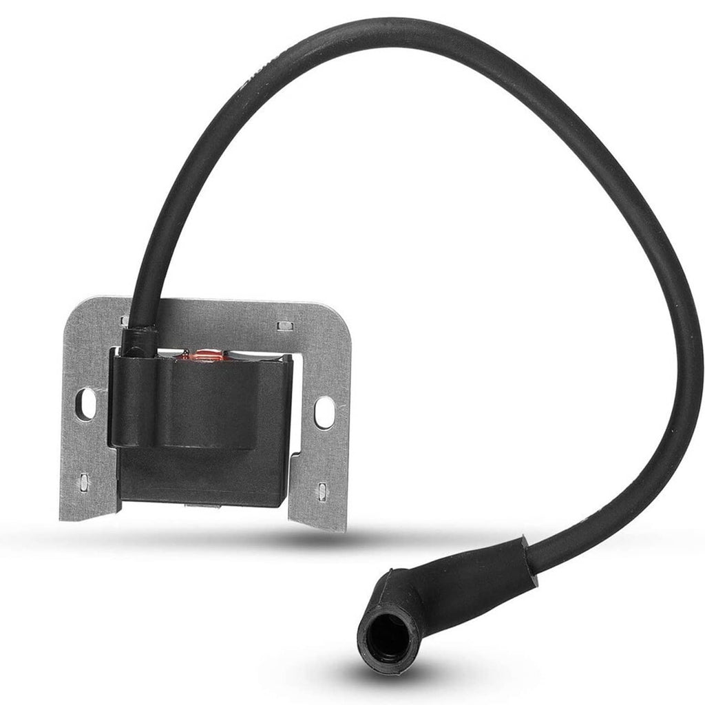Ignition module with black coil unit, red terminal highlight and spark plug wire boot