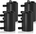 Portable black water weight bag with carry handle, screw cap, and attachment straps