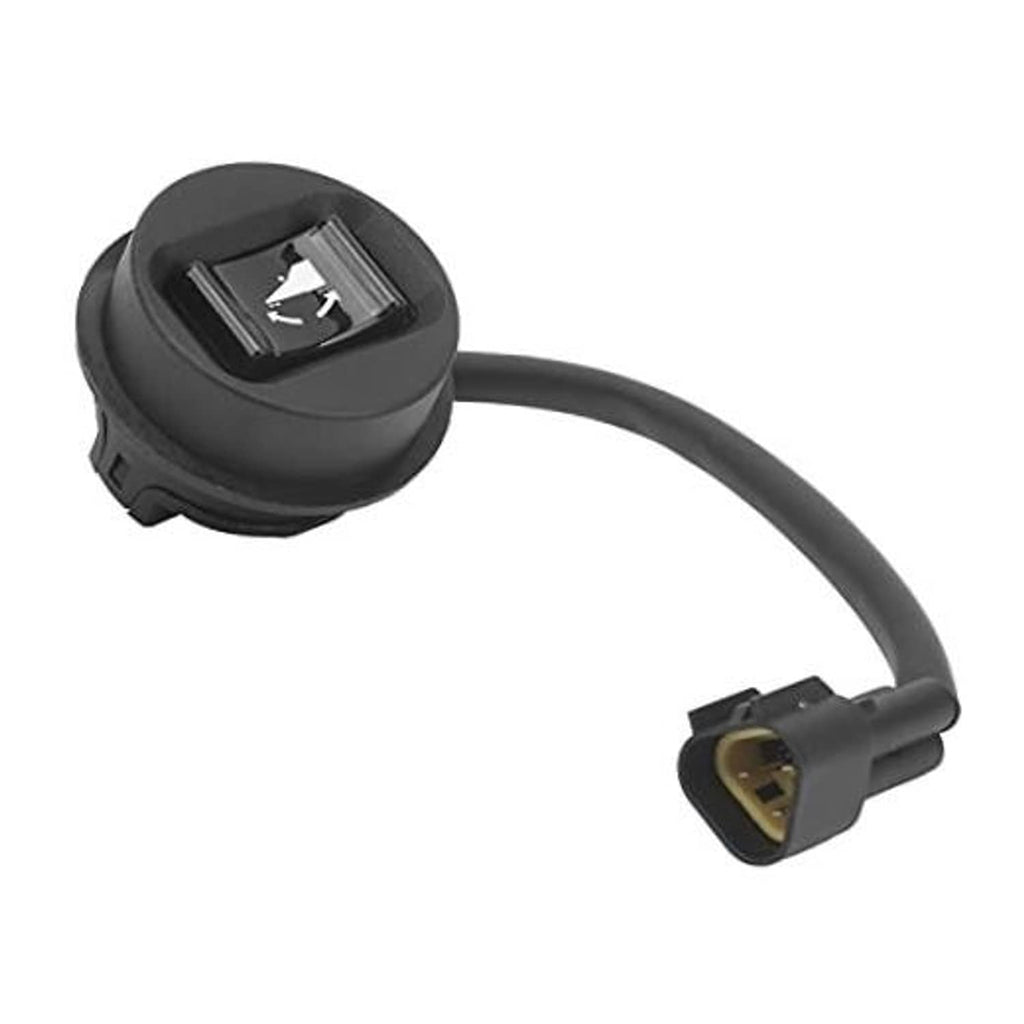 3-pin trim tilt switch with black round housing and attached cable connector