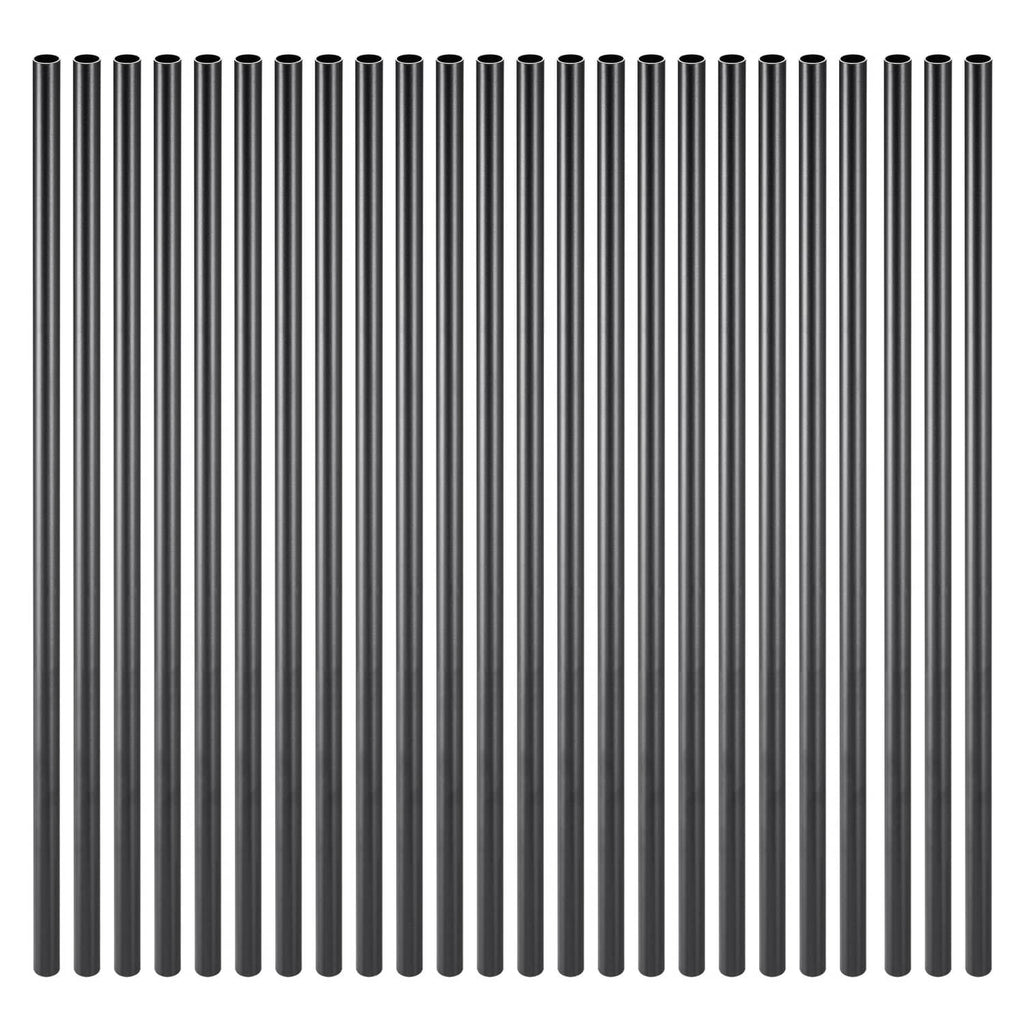 Aluminum deck railing balusters, dark finish, set of 51 vertical rods