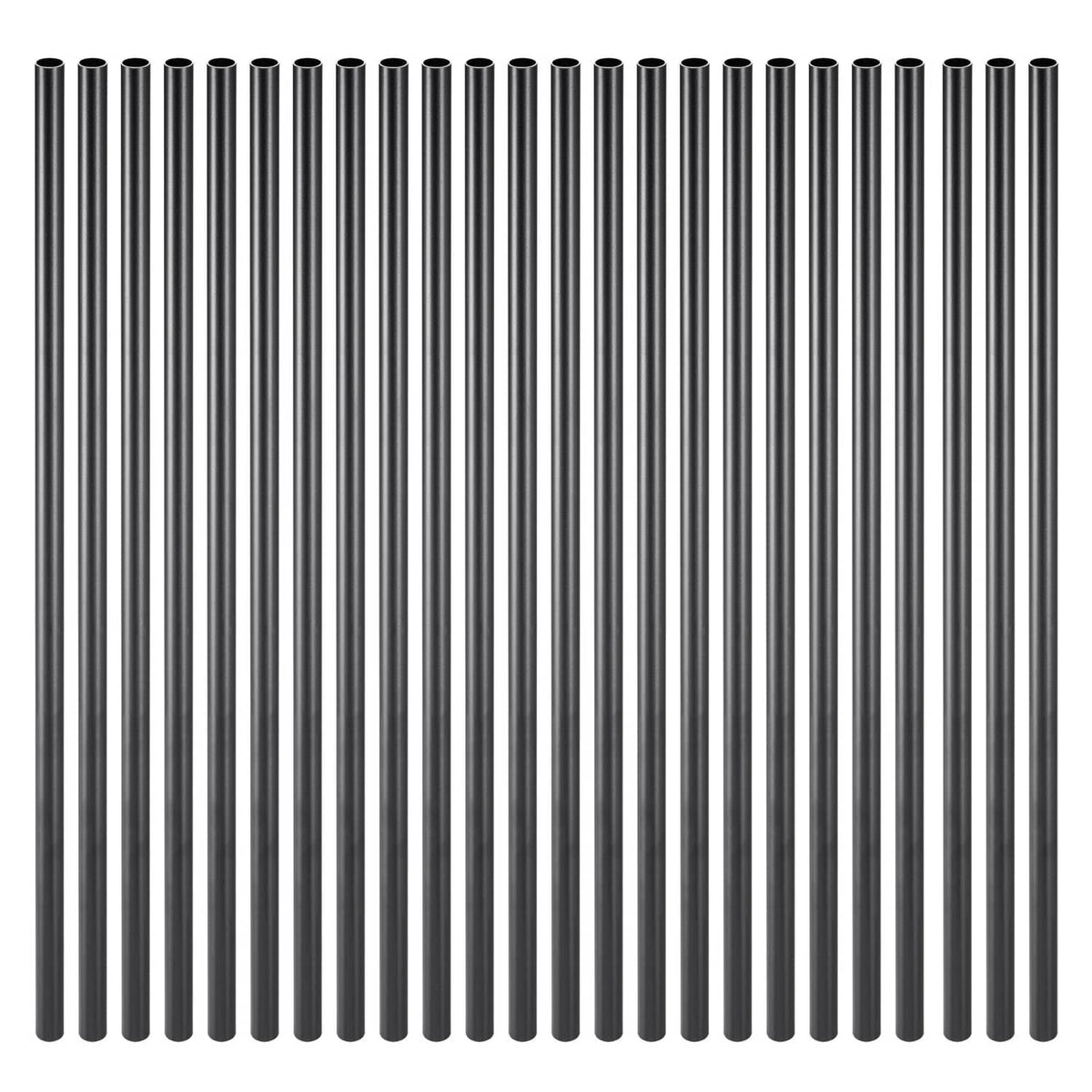 Aluminum deck railing balusters, dark finish, set of 51 vertical rods