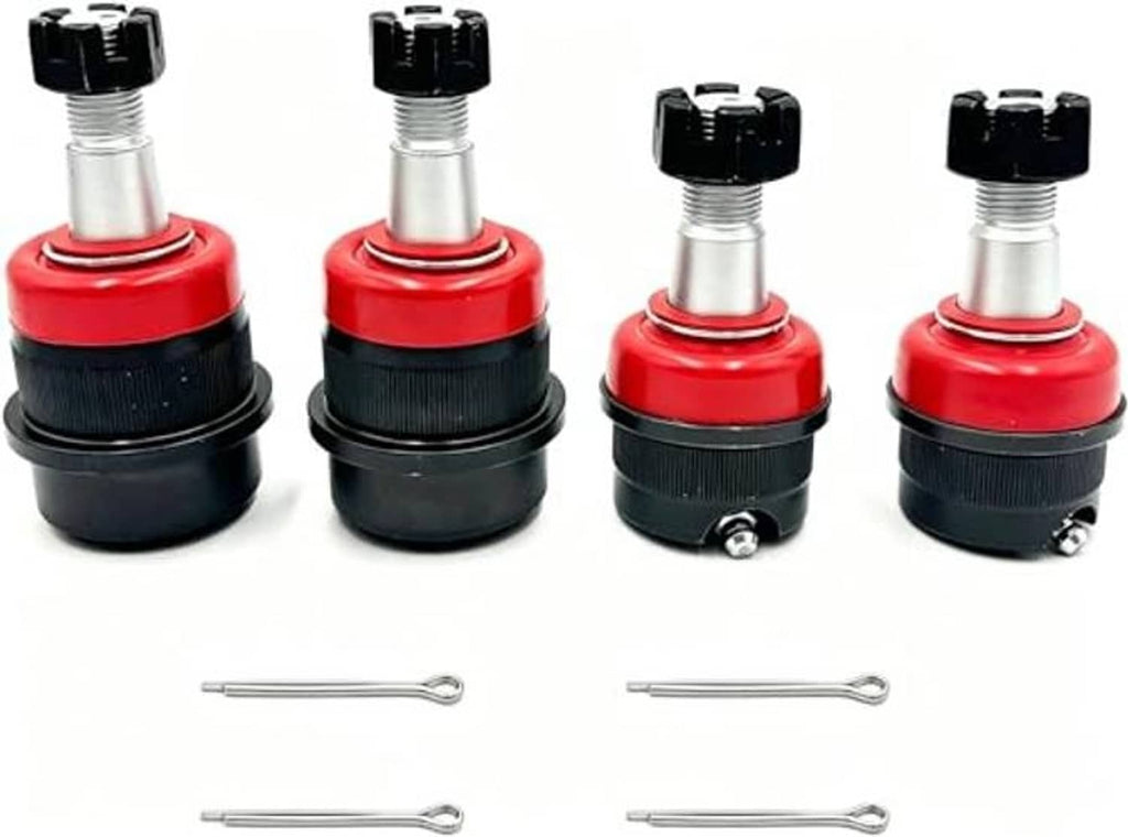 Set of four red and black ball joints with two silver hex wrenches
