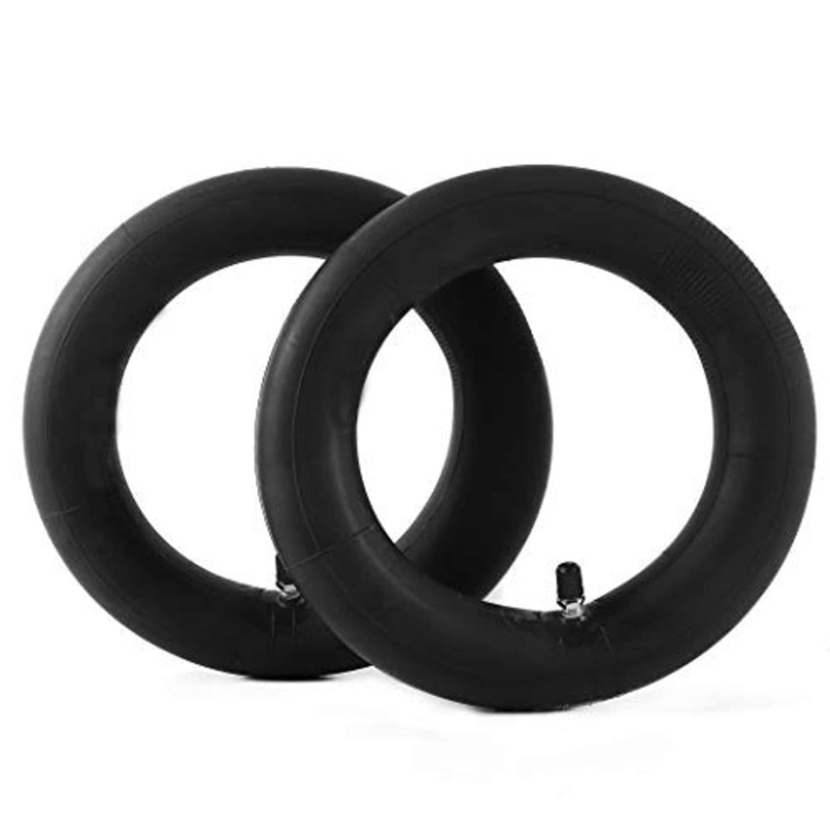8.5 x 2-inch inner tubes (2-pack), black rubber, two circular tubes
