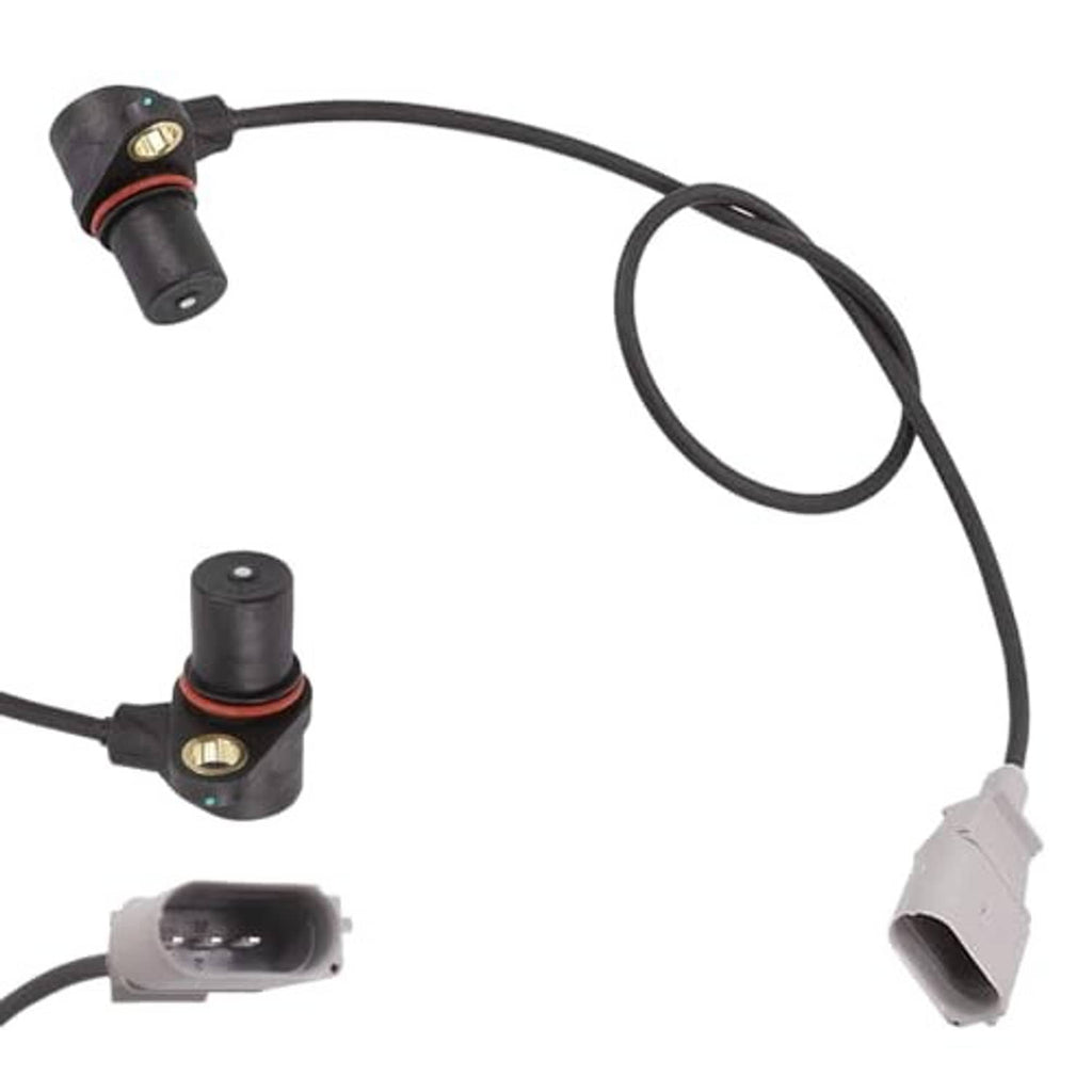Crankshaft position sensor harness with gray connector and black sensor body
