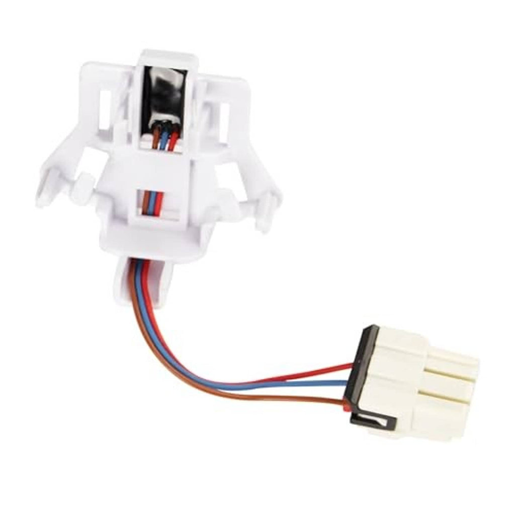 Washer speed sensor rotor position connector with white housing and multi-color wires