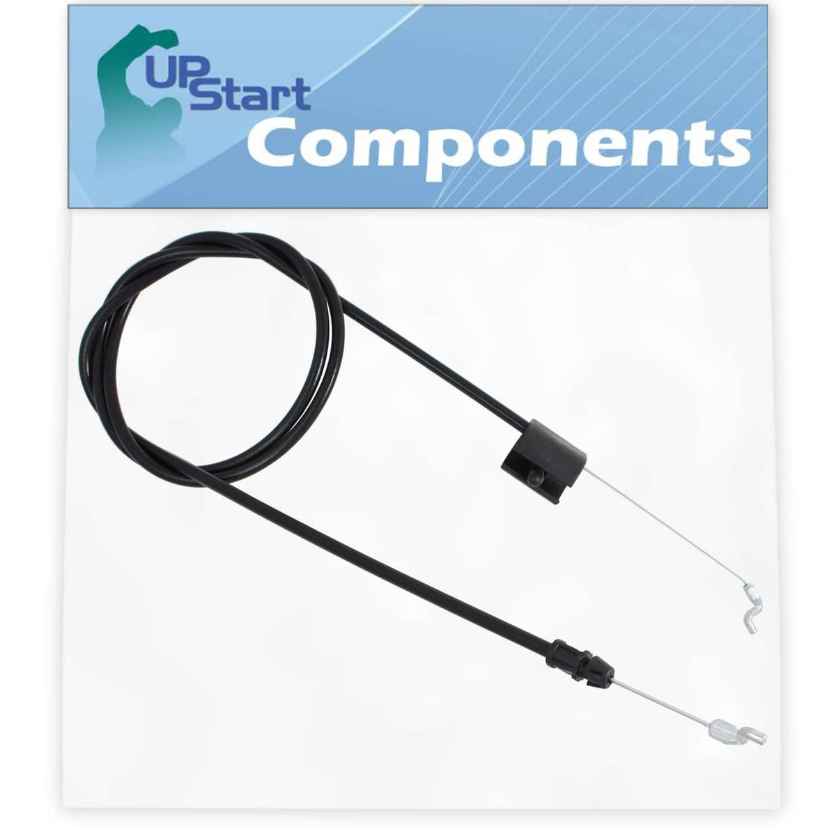 Engine zone control cable replacement with black wire and metal spring clip ends
