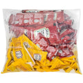 Heinz ketchup and mustard condiment packets assortment in a sealed pouch