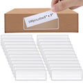 Meanplan clear self-adhesive shelf label holder, open long side, 1 x 3 in