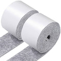 Light grey felt roll with adhesive backing, showing long cut strip section
