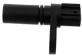 Black camshaft position sensor with side electrical connector and mounting bracket