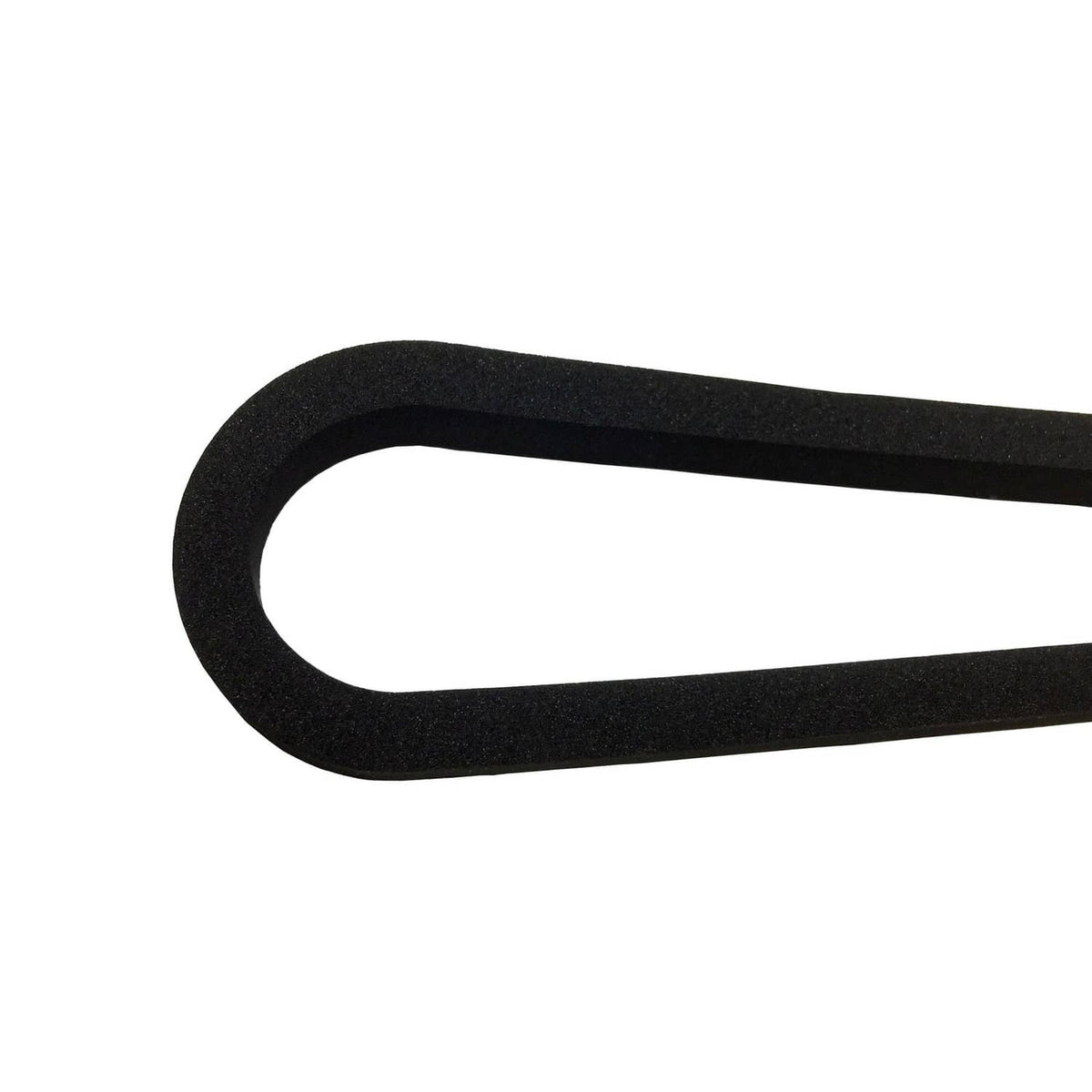 Black vacuum sealer gasket seal strip with textured rubber edge