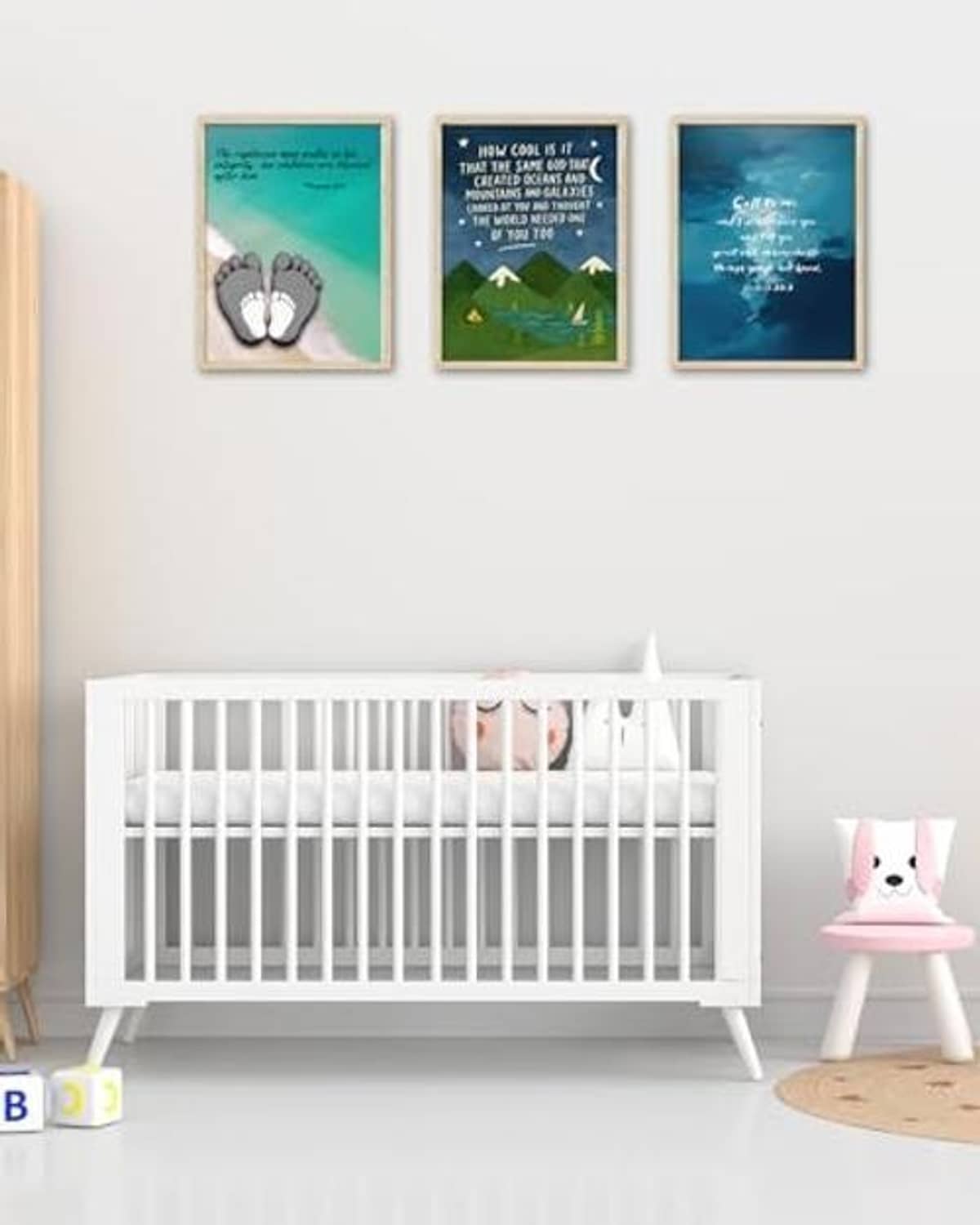 Natural oak 12x16 in picture frame set for wall display, no mat