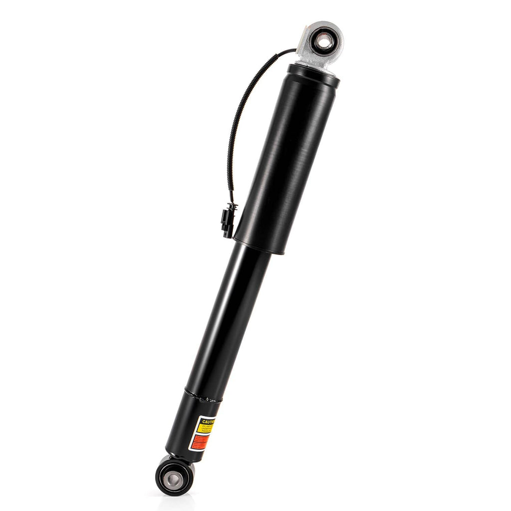 Rear right shock absorber strut with black body and top/bottom mounting eyes