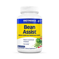 Enzymedica Bean Assist digestive enzyme supplement bottle with white cap and yellow label