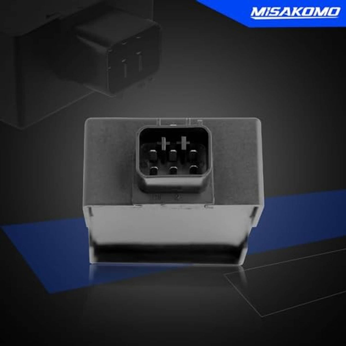CDI ignition box module rear view with open 4-pin socket