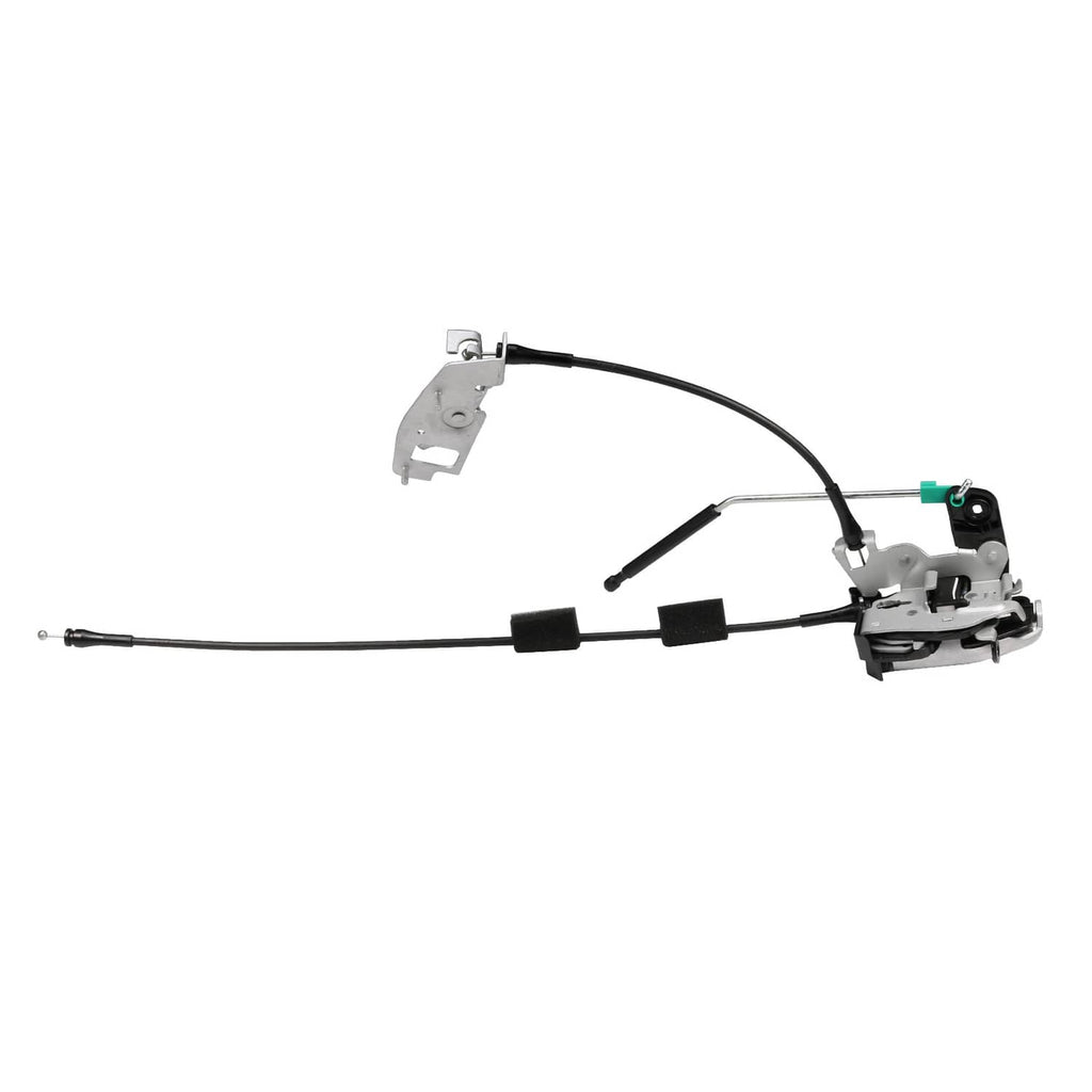 Right passenger-side rear cargo door latch cable assembly with black wires and teal clip
