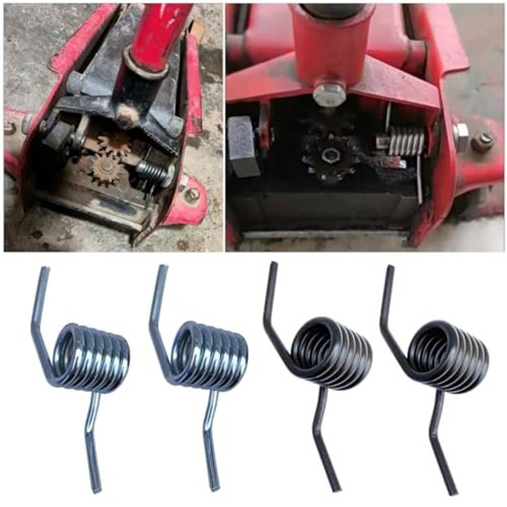 Hydraulic car jack spring replacement set: four black coil springs for handle tension