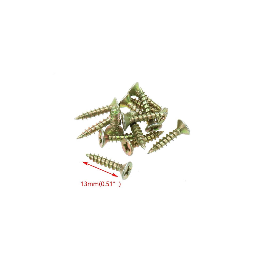 Metal screws for door latch mounting, Phillips head