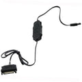 Black mini ARGB controller splitter with 3-pin connectors and cable lead