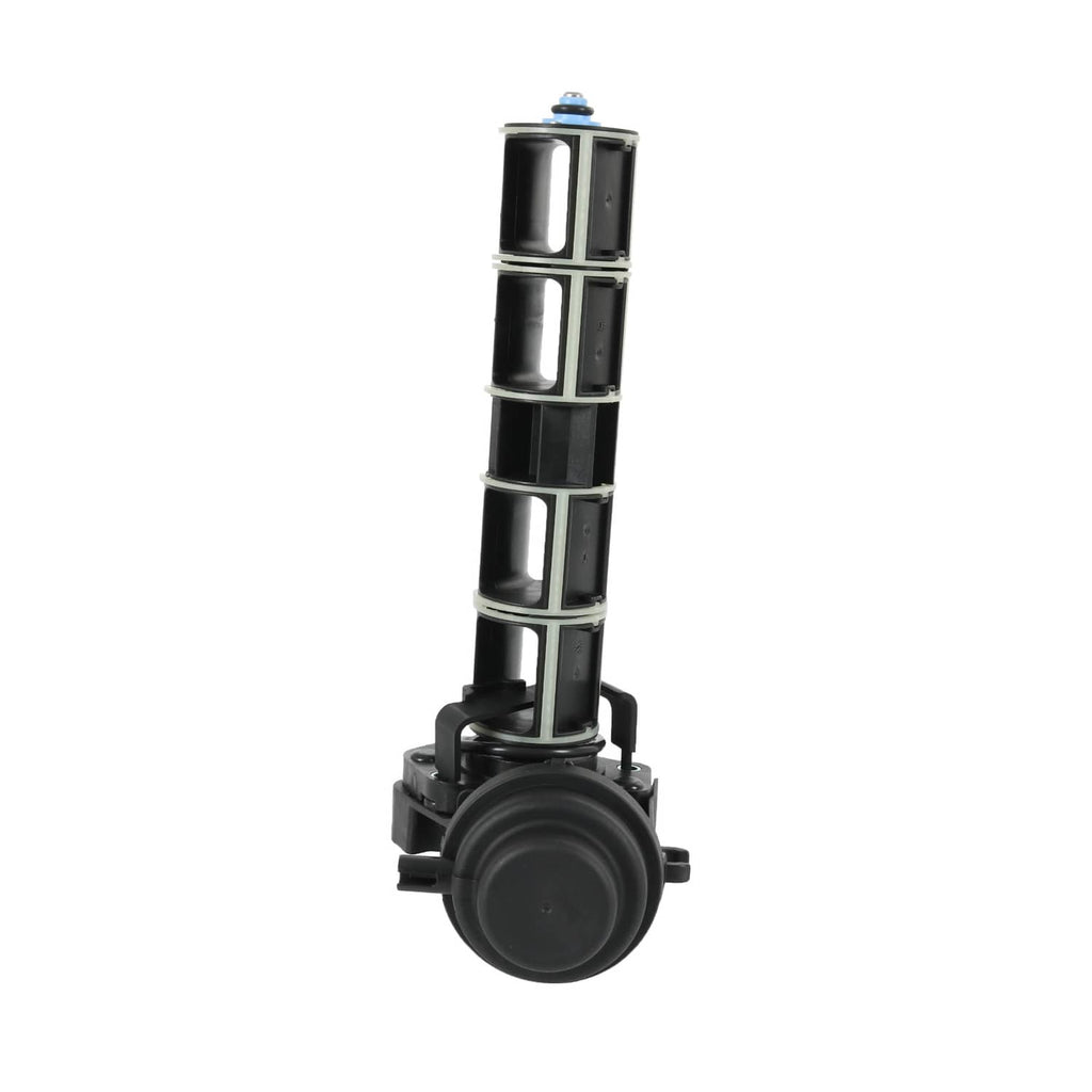 Intake manifold rotary valve with stacked cylinder sections and circular black base