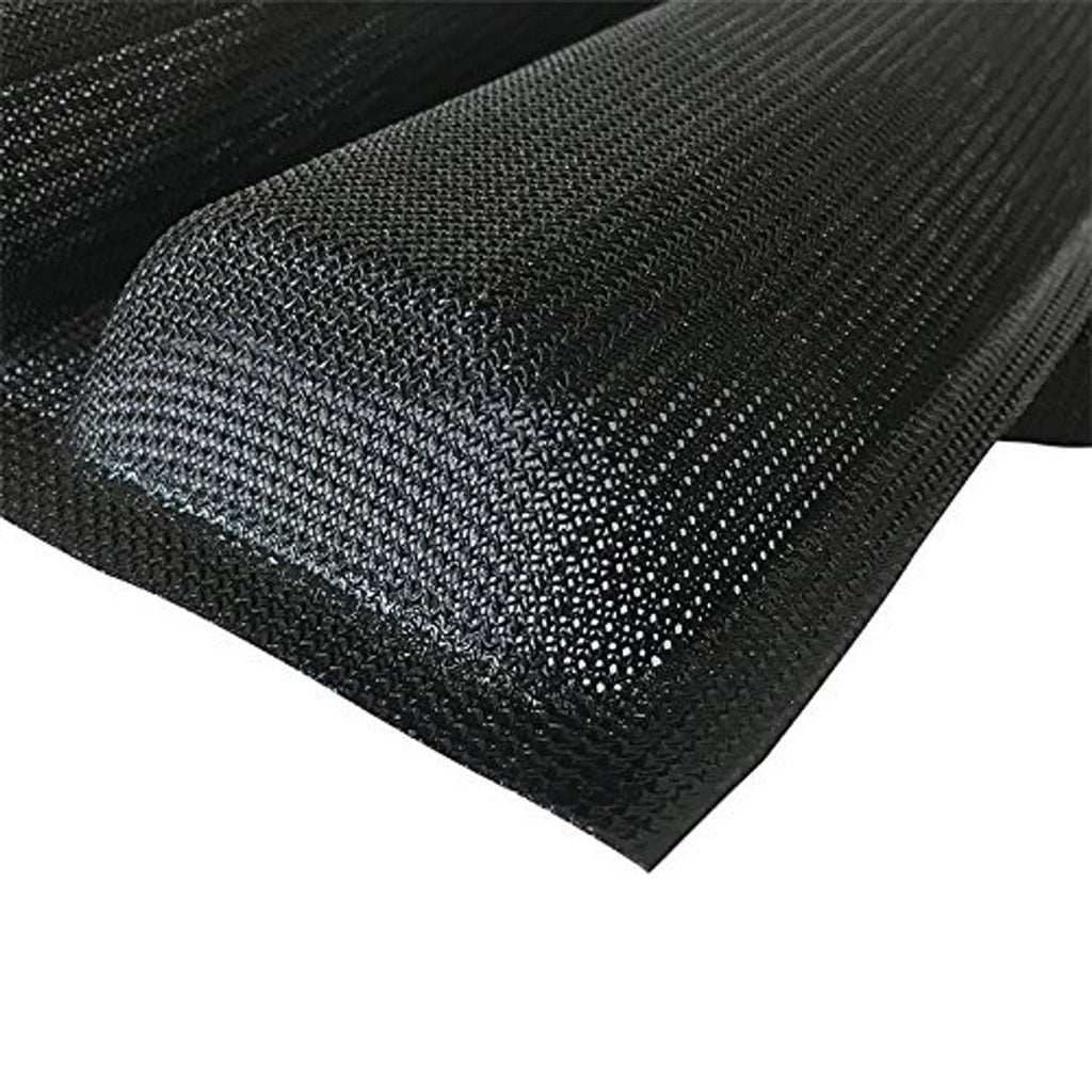 Black silicone hot dog mold material close-up showing textured surface