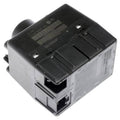 Wireless ignition node module with black top cover and wiring connectors