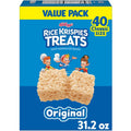 Original crispy marshmallow cereal bar value pack box, 40 classic size