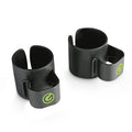 Black cable clip pair for 35 mm speaker poles, Gsacc35b-style holders