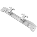 Metal dryer washer door hinge assembly bracket with two mounting pins