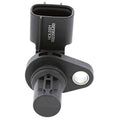 Camshaft position sensor with gray plastic body and metal mounting tab
