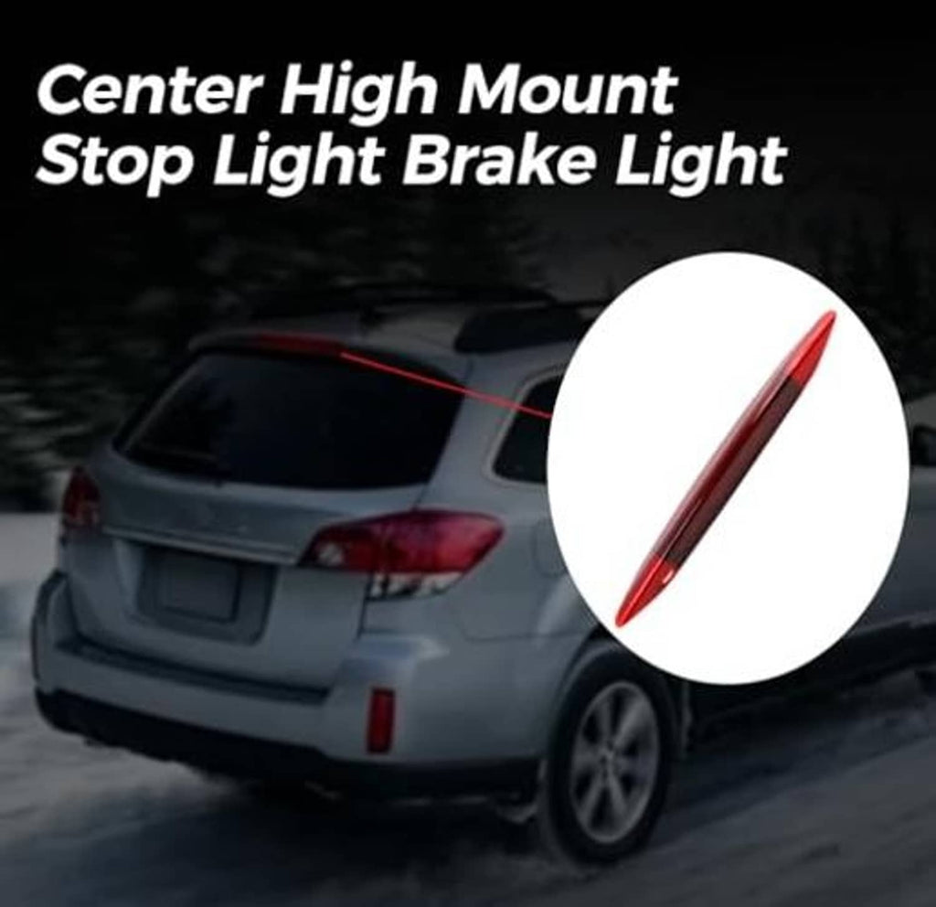 Red LED center high mount stop light, pointed tip end