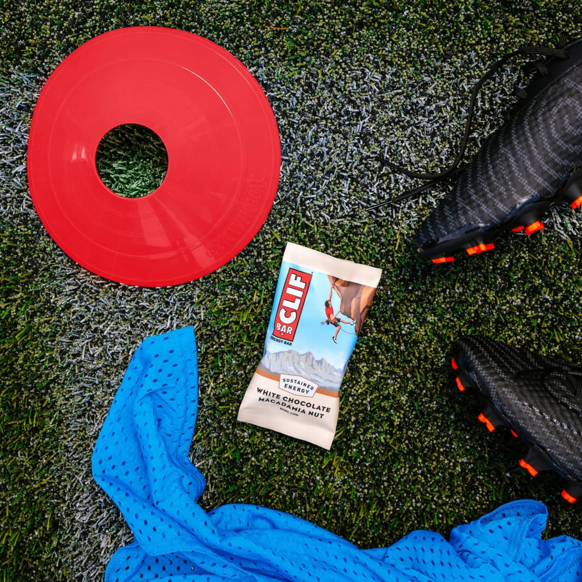 CLIF BAR Protein Energy Bar wrapper, white chocolate macadamia nut