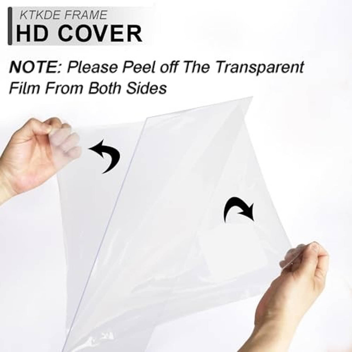 A4 frame HD cover protective film sheet for black picture frames