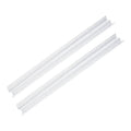 Transparent micro tagging gun fastener strips, 5mm x 8mm