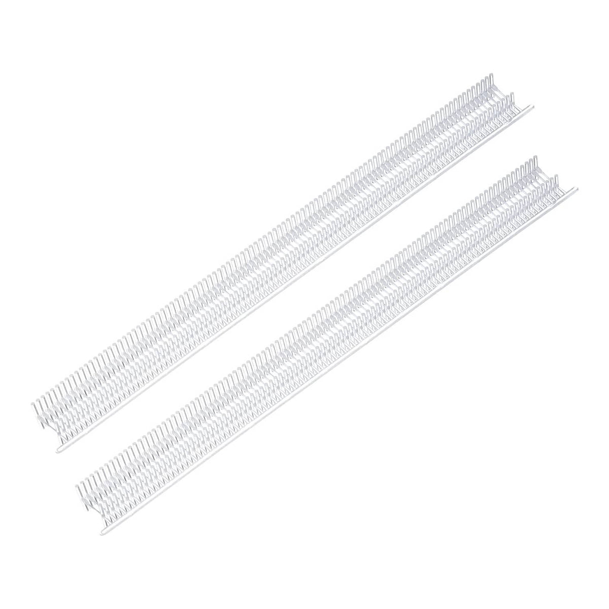 Transparent micro tagging gun fastener strips, 5mm x 8mm