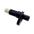 Engine crankshaft position sensor with black body, white insulator tip, side mounting bracket