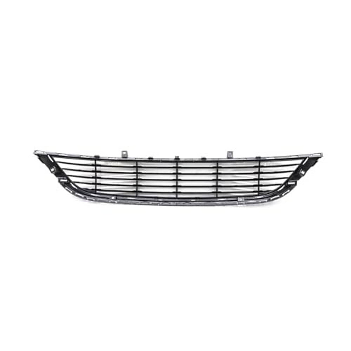 Front lower grille with black frame, central grid pattern, and mounting tabs at corners