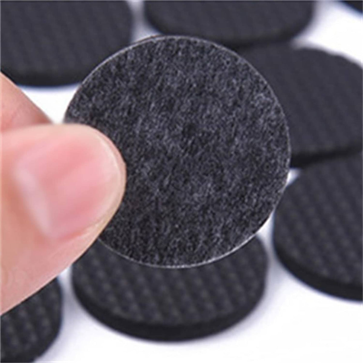 RivetOak WELANGBN Felt Furniture Pads- 48 Premium Floor Protector Chair 0.78", Black