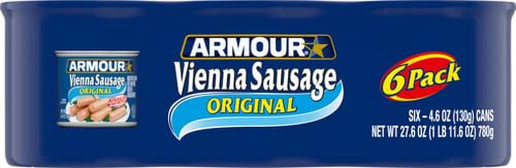 Vienna Sausage Original 6-pack can with Armour logo