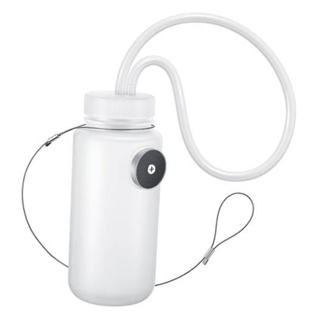 16oz brake bleeder bottle kit with white reservoir, cap, and clear hoses
